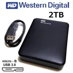 2026年最新】2tb elements hdd portable usb3．0 wd wd wdbu6y0020bbk