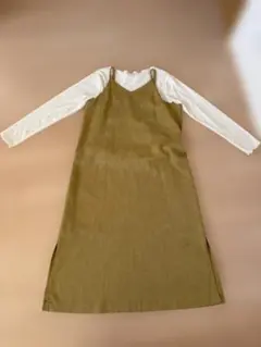 SHIPS　ジャンパースカート 長袖付き