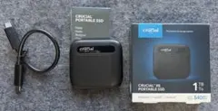 Crucial X8 2TB ポータブルSSD エラー0 動作確認済 - メルカリ