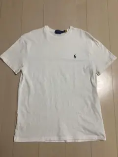 ラルフローレン　刺繍ロゴ ホワイトTシャツ Lサイズ