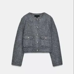 Zara ブークレットジャケット XSサイズ