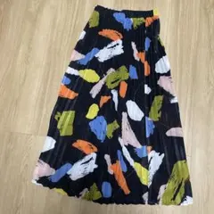 カラフルプリーツスカート