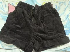 【CORZA】コーデュロイショートパンツ ダークブラウンのサムネイル