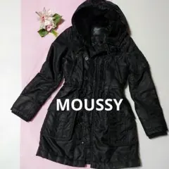 最終価格MOUSSY マウジー ジャケット コート フード付き ブラック M～L