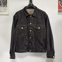 極上美品　80s 日本製　リーバイス　ブラックデニム　先染め　M ジャケット