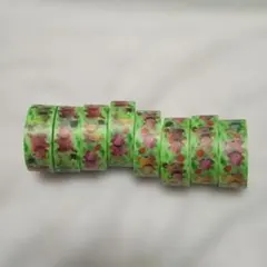 【新品未使用】お野菜べこ　ならぶんです（フルーツべこ）８個　マスキングテープのサムネイル