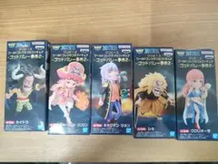 ワンピースワールドコレクタブルフィギュアゴッドバレー 全５種 コンプセット