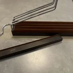 美品】NAKATA HANGER 木製ボトムハンガー 10本セット - メルカリ