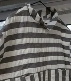 値下げ✩コットンハウスcottonhouse Aya ストライプ 半袖ワンピース