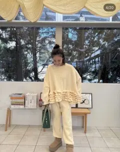 Ecru et Pousse （エクリュエプゥス） サーカスパンツ - メルカリ
