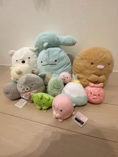 すみっこぐらし　ぬいぐるみ セット いろいろなキャラクター　15個
