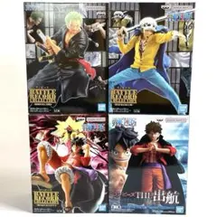 新品未開封！ ワンピース ゾロ ロー ルフィ 4体セット