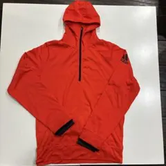 adidas 赤 フード付きパーカー