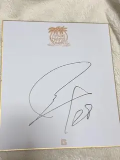 高木勇人☆直筆サイン色紙☆宮崎キャンプ ☆読売ジャイアンツ☆GIANTS