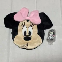 ディズニーストア ミニーフェイスポーチ+ カラーコレクションチャーム フィガロ