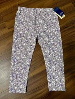 【新品、未使用】10分丈　スパッツ　レギンス　95cm　パンツ　花柄のサムネイル