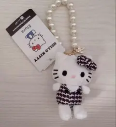新品未使用ハローキティ Elura and ST マスコットキーホルダー