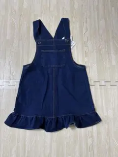 【新品】ジャンパースカート　デニム色　サイズ120