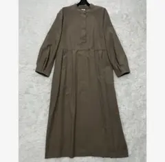 URBAN RESEARCH DOORS 長袖ワンピース　モカ