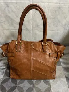 【良品】SAZABY(サザビー) ショルダーバッグ ハンドバッグ　本革　レザー