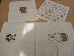 ミッフィー　フェイスタオル　ハンドタオル　３枚セット　ベージュ　日本製　西川