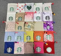 STARBUCKS ミニカップギフト 巾着25枚セット まとめ売り