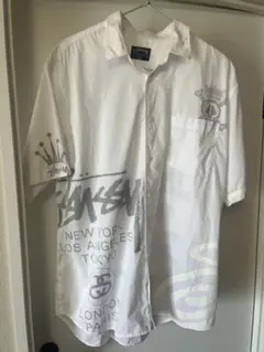 週末限定価格　希少　オールド　ステューシー　ワールドツアー半袖シャツ