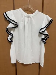GRL フリルスリーブブラウス ホワイト