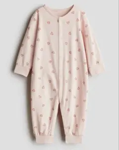 コットンカバーオールパジャマ　1-2months