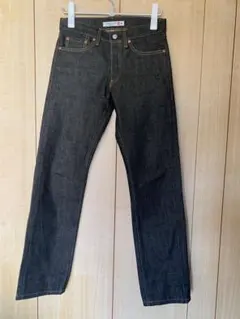 2 オールメイドインジャパン　ユニクロ　セルビッジ　スリムストレート　28 赤耳