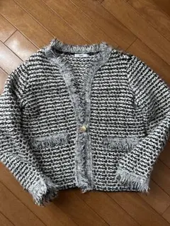 TONAL フリンジ付きカーディガン サイズ38のサムネイル