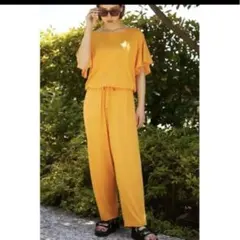 m*a様 【RODEO CROWNS 】イエローセットアップ【元値6.800円】