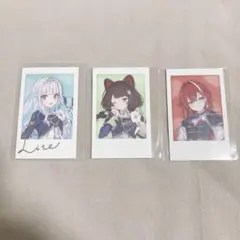 にじさんじ 5周年 チェキ さんばか リゼ・ヘルエスタ 箔押し