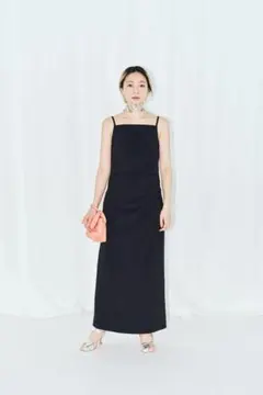 HARDY NOIR サイズ36 ブラックキャミワンピース スリット入り