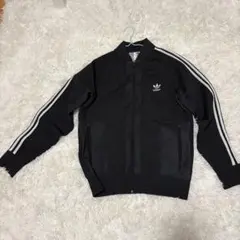 adidas ブラック ジップアップジャケット