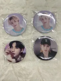 匿名発送　Stray Kids ヒョンジン　缶バッチ　4個セット