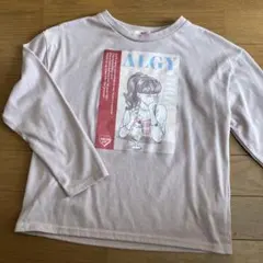 ALGY くすみピンク 長袖カットソー
