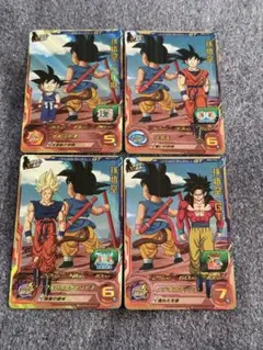 スーパードラゴンボールヒーローズ　mm2-cp4枚セット