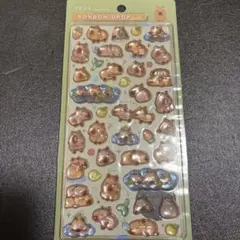 メルカリ最安！どうぶつボンボン【BONBON DROP SEAL カピバラ】