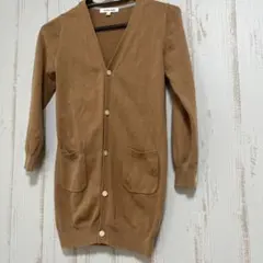 グローバルワークキッズ　XL 120センチ　ロングカーデ