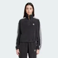 Adidas ポーラーフリース 1/2ジップ ルーズスウェット