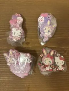 4点セット☆メゾピアノ・ハローキティカプセルラバーマスコット
