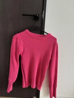 CIAOPANIC TYPY ピンクリブニット 長袖