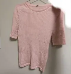 ユニクロ　3Dメリノリブクルーネックセーター　リブ編み トップス 3XL