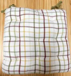 新品 ZARA HOME ザラ ホーム　チェック　チェアクッション　クッションのサムネイル