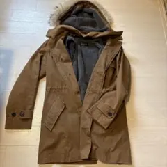 ユナイテッドアローズ ブルーレーベル ライナー付 モッズコート Mサイズ 茶