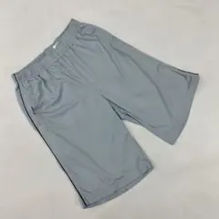ハーフパンツ グレー ドライ生地 ポケット付き ウエスト スポーティー Lサイズ