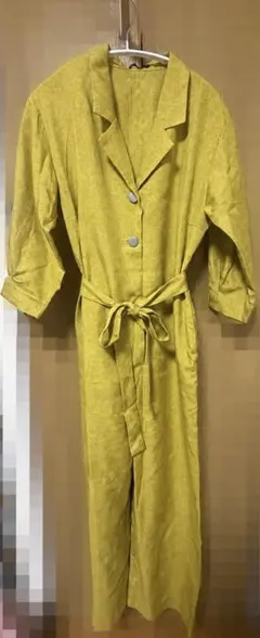 JEANASIS シャツワンピース イエロー
