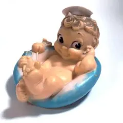 レトロ 内藤ルネ 天使 ファンシー 陶器 人形 宇山あゆみ エンジェル