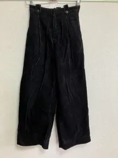 コーデュロイワイドパンツ